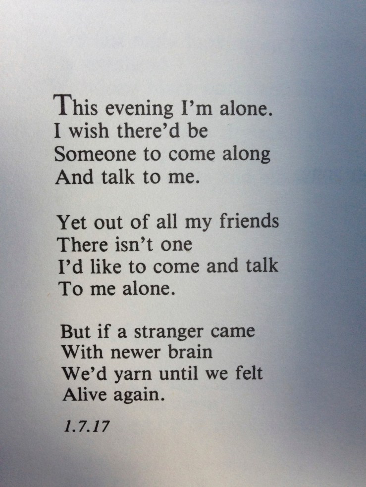 This Evening I'm Alone